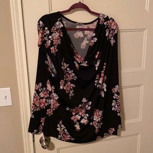 Lane Bryant size 22/24 cowl neck blouse